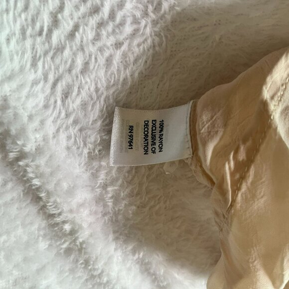 Uncommon Threads J. Jill Women's V-Neck Long Sleeve Tunic Blouse Cream Large - Picture 5 of 9